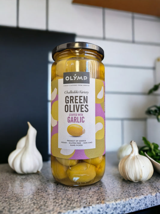 Greek olives stuffed with garlic 500g