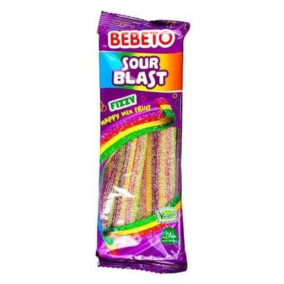 Bebeto Sour Blast Happy Mix Fruit 180g