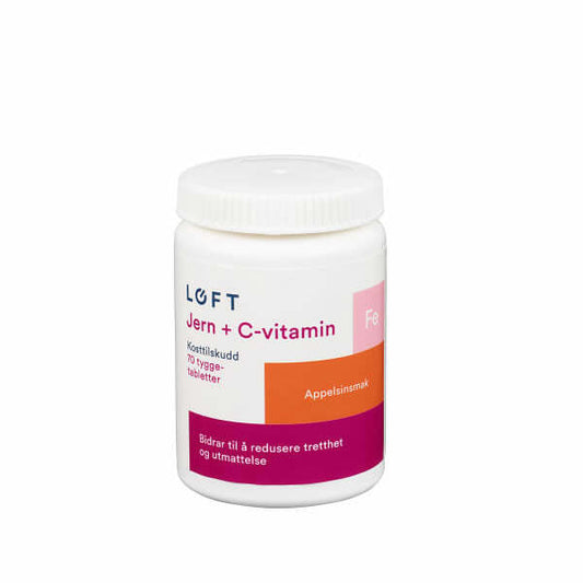 Iron + C Vitamin tablets - Orange 70 pcs
