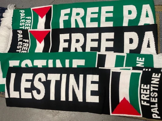 Black Palestinian scarf