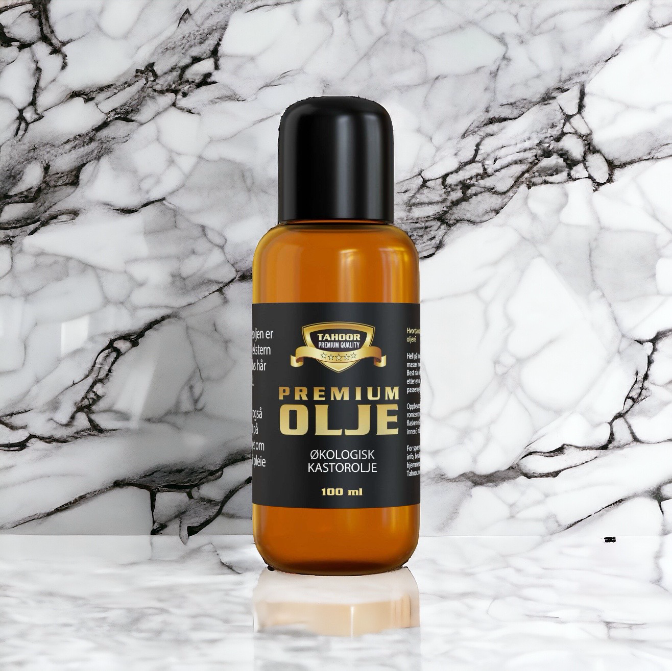 Organic castor oil for hair and skin - 100ml